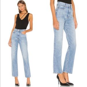 SLVRLAKE London High Rise Straight in Heartache Size 27